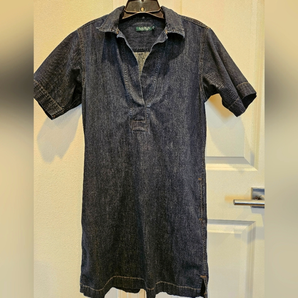 Lauren - Ralph Lauren Jean Shirt dress S